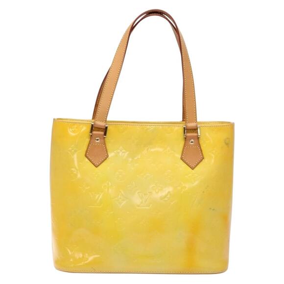 LOUIS VUITTON Monogram Vernis Houston Hand Bag Gris M91053 - Picture 13 of 16